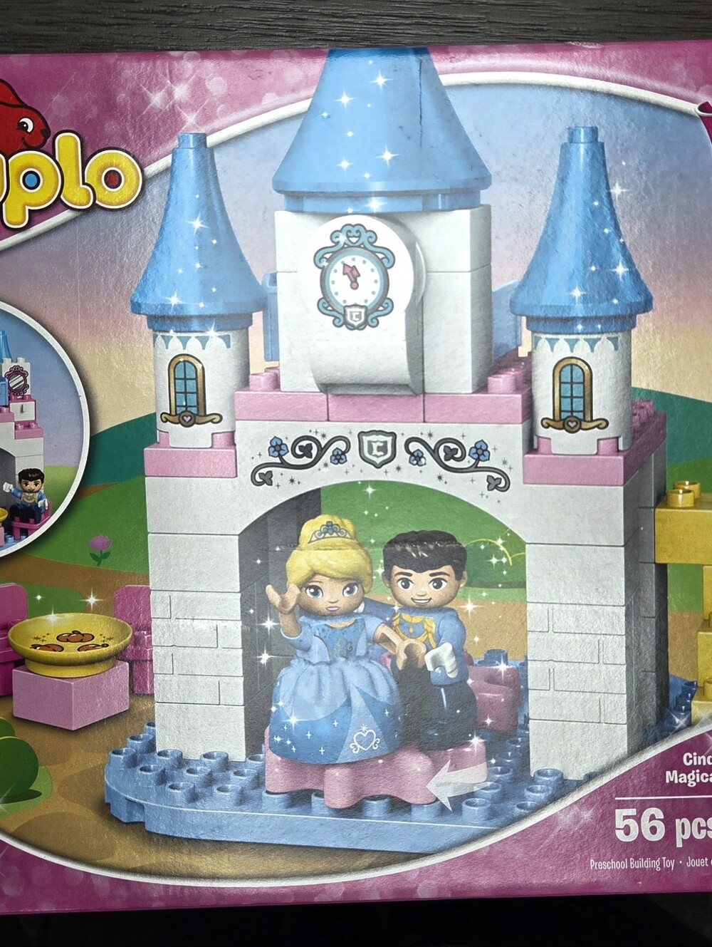 Lego Duplo Disney Princess Cinderella’s Magic Castle **Missing Larger Steeple